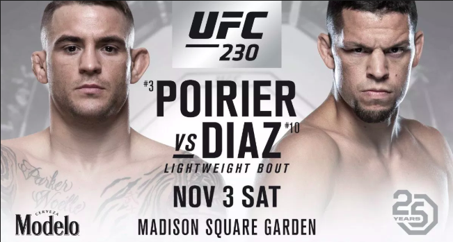 Free ufc 230 hot sale live stream