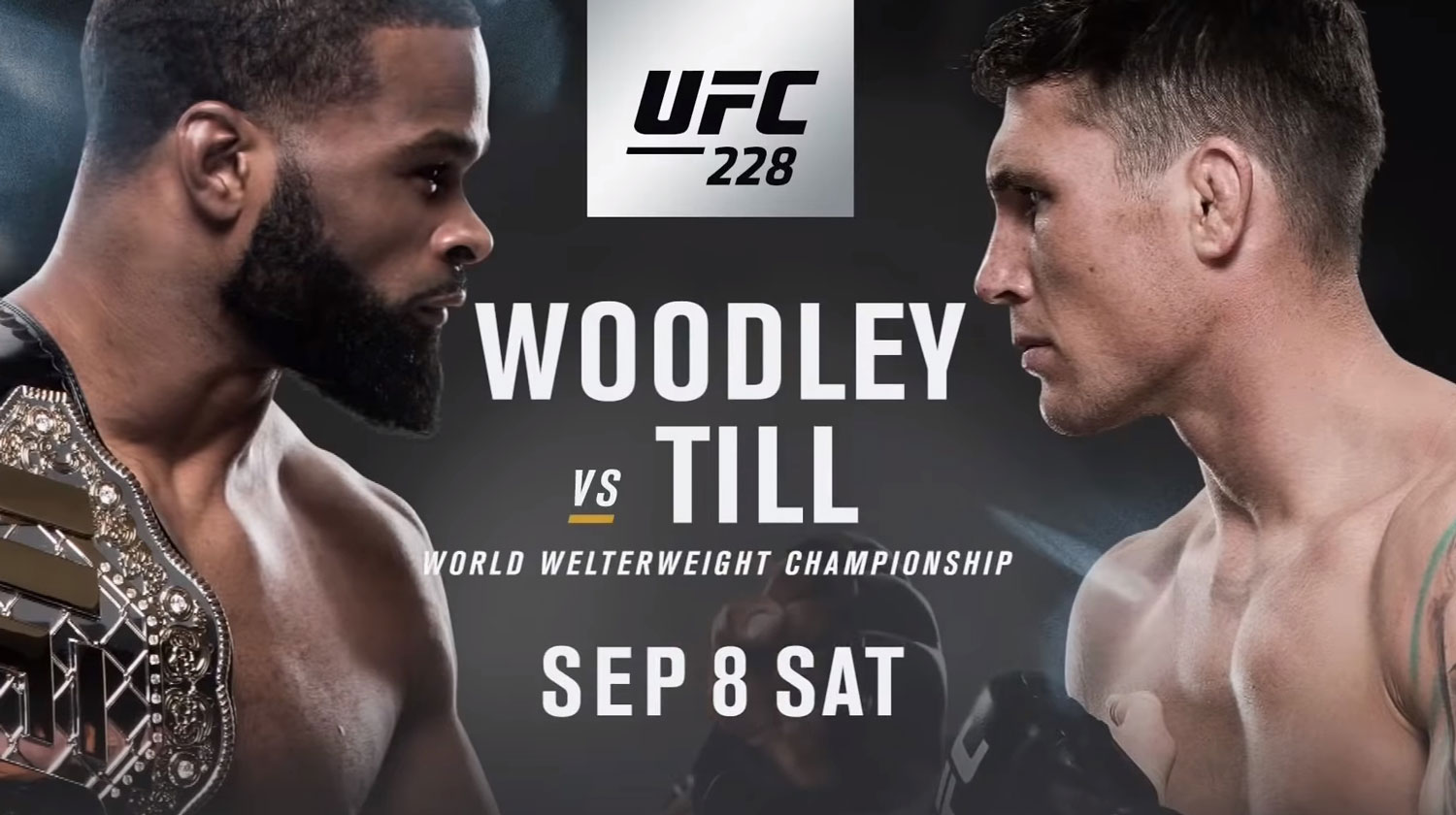 UFC 228: Tyron Woodley vs. Darren Till Opening Odds Reactions -  MMAOddsBreaker