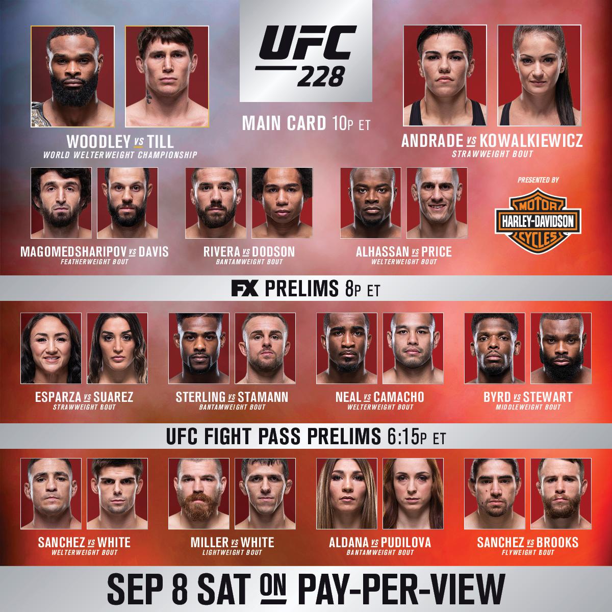 Ufc 228 clearance live stream