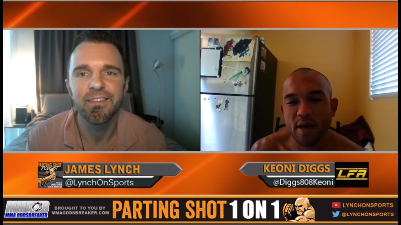 LFA 24's Keoni Diggs talks Nick Chasteen matchup and training at The ...