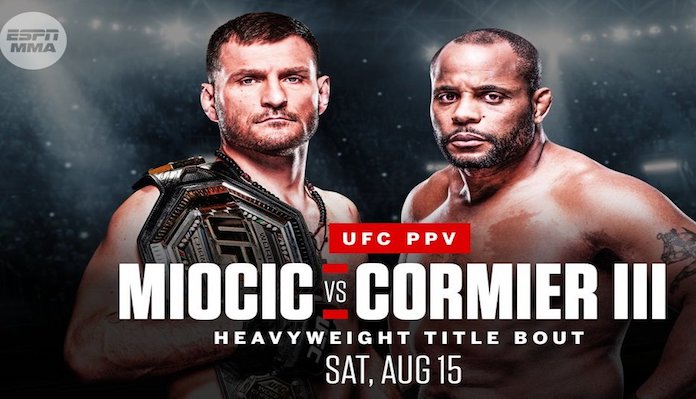 Opening Odds for UFC 252: Miocic vs. Cormier 3 - MMAOddsBreaker